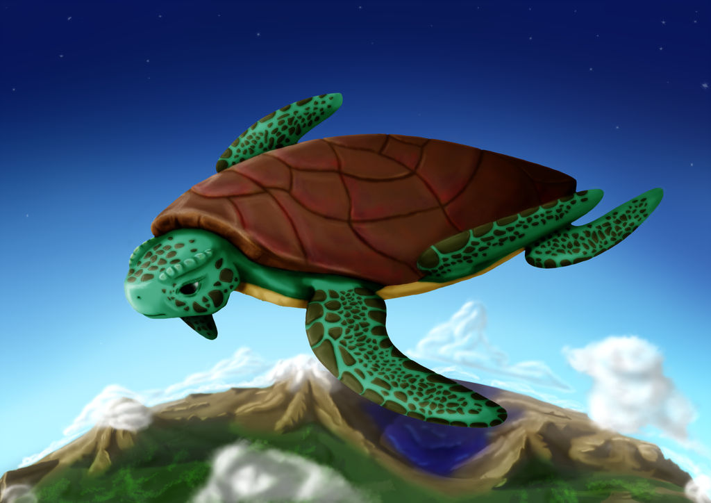 flying turtle by kuuvalas on DeviantArt
