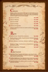 da vinci menu 2