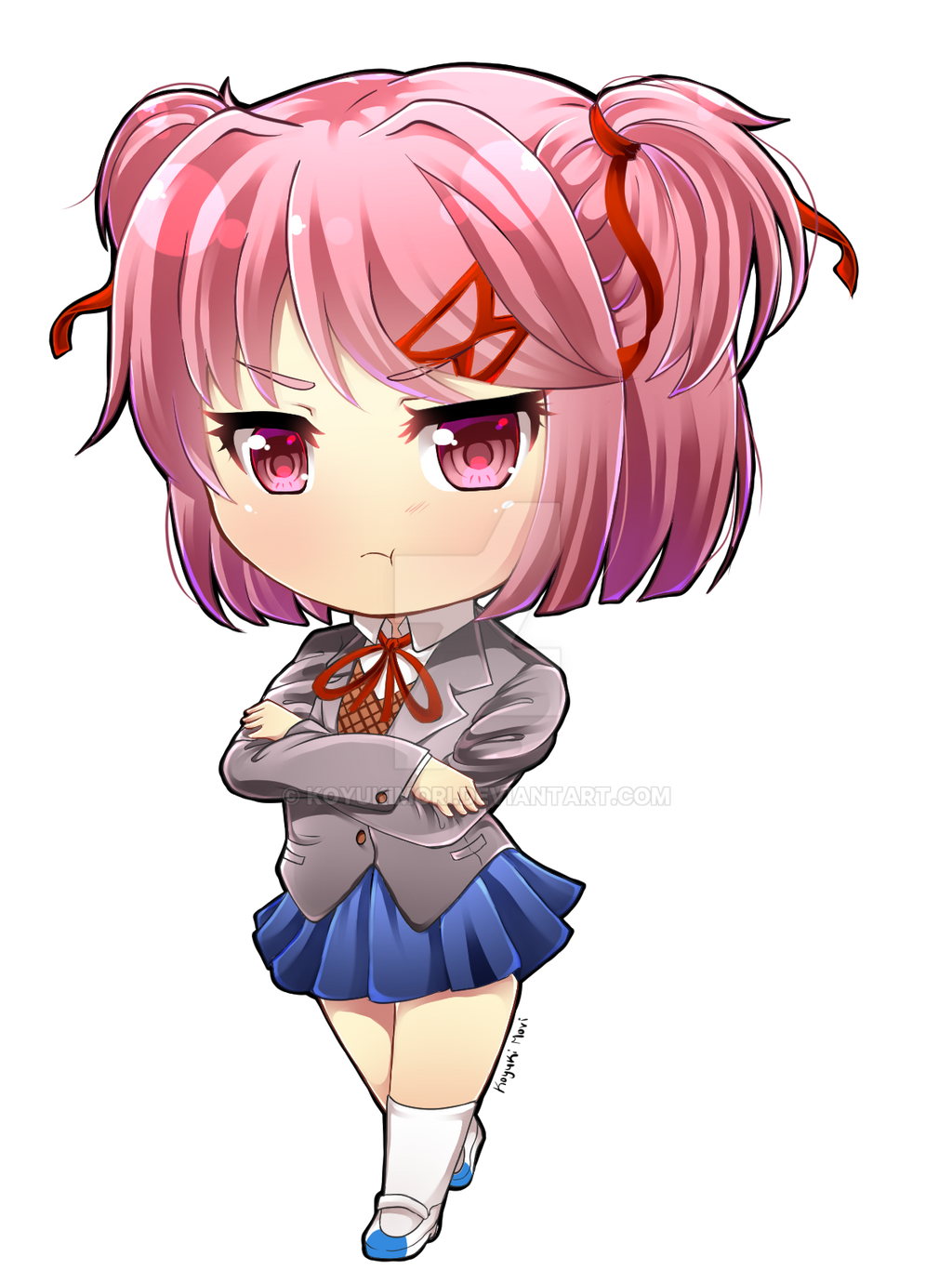 Doki Doki Literature Club Chibi Natsuki By KoyukiMori On DeviantArt doki-doki-literature-club-chibi-natsuki-by-koyukimori-on-deviantart