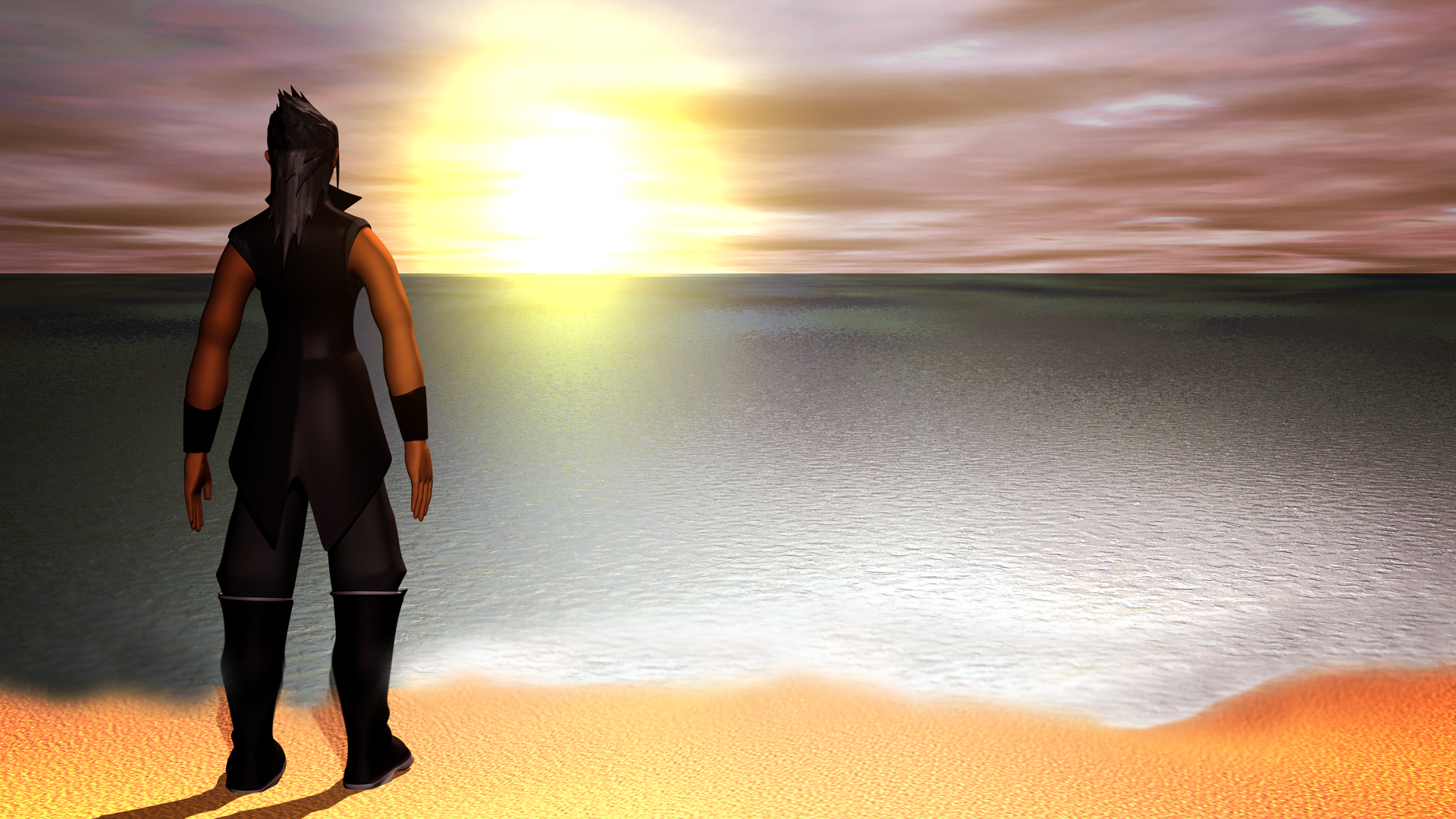 Xehanort at the shore