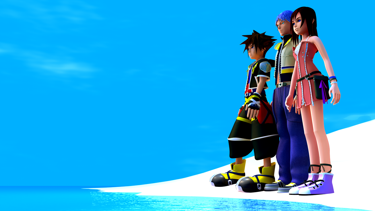 Sora, Riku, Kairi (Sideshot)