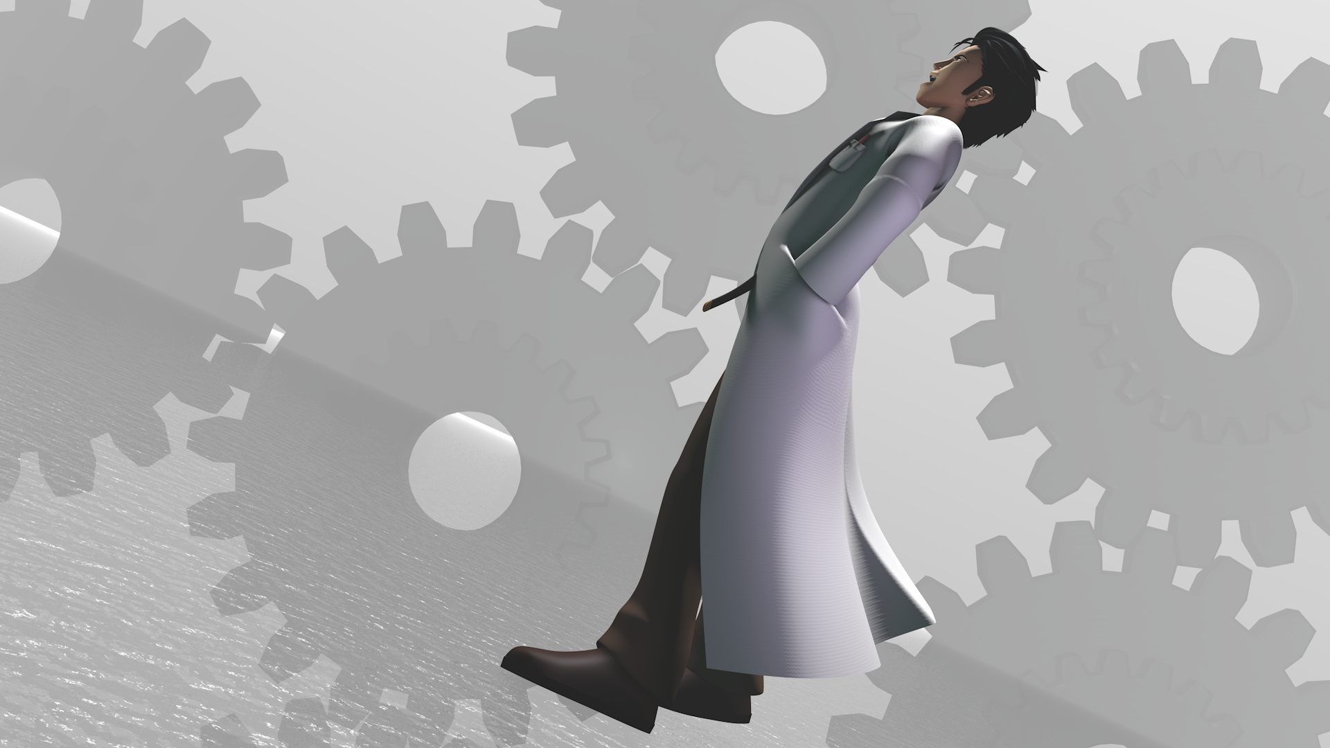 Gates of Steiner (Okabe 3D Model) by TheRPGPlayer