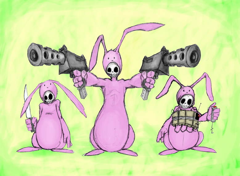 The death bunny kill squad...