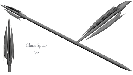 Skyrim Glass Spear V2