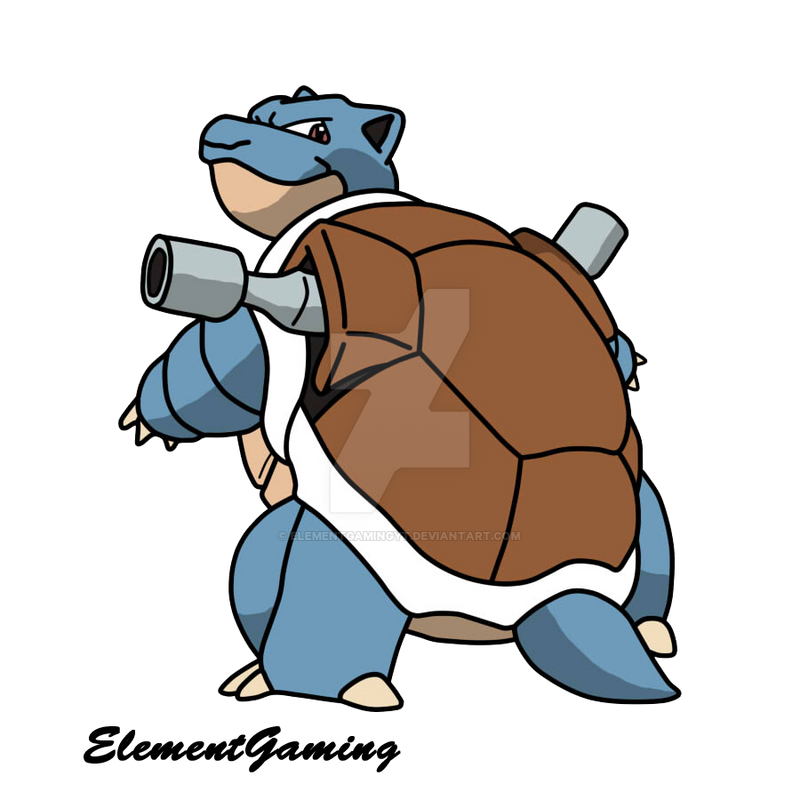 SpeedPainted Blastoise by EG by ElementGamingYT on DeviantArt