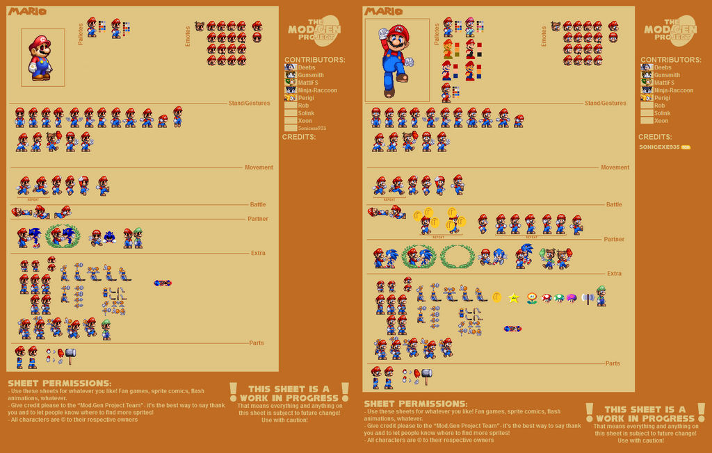 modgen mario-V5 and mario.exe v3 by sonicexe935 on DeviantArt
