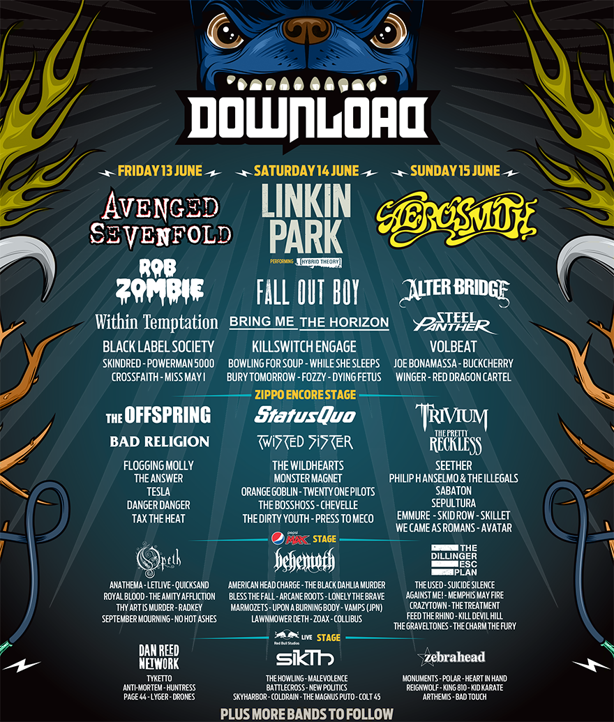 Download Festival Line Up Poster by Coltagon on DeviantArt
