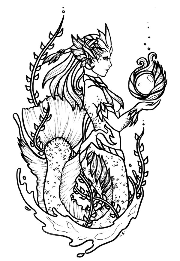 River Spirit Nami Tattoo Design by sterces7 on DeviantArt