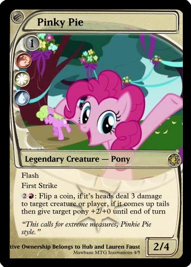 Pinkie Pie MTG Card