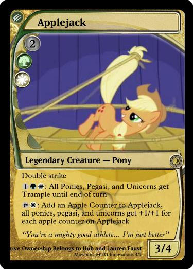 applejack mtg card All Extra Life Secret Lair Set In MTG, Ranked create a Food token. My Little Pony Applejack Farm
