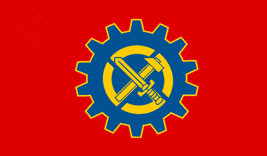 Strasserite Sticker Flag of the Swedish Socialist Union'Strasserite' by Neobolshevik on ...