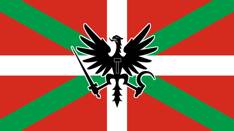 Basque Alt Flag Alternativa Europa National Bolshevik Basque flag by Neobolshevik on ...