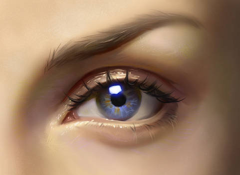 Eye painting - video process