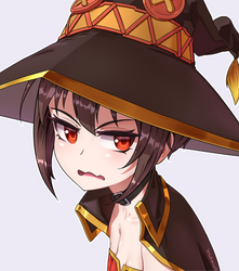 Grumpy Megumin