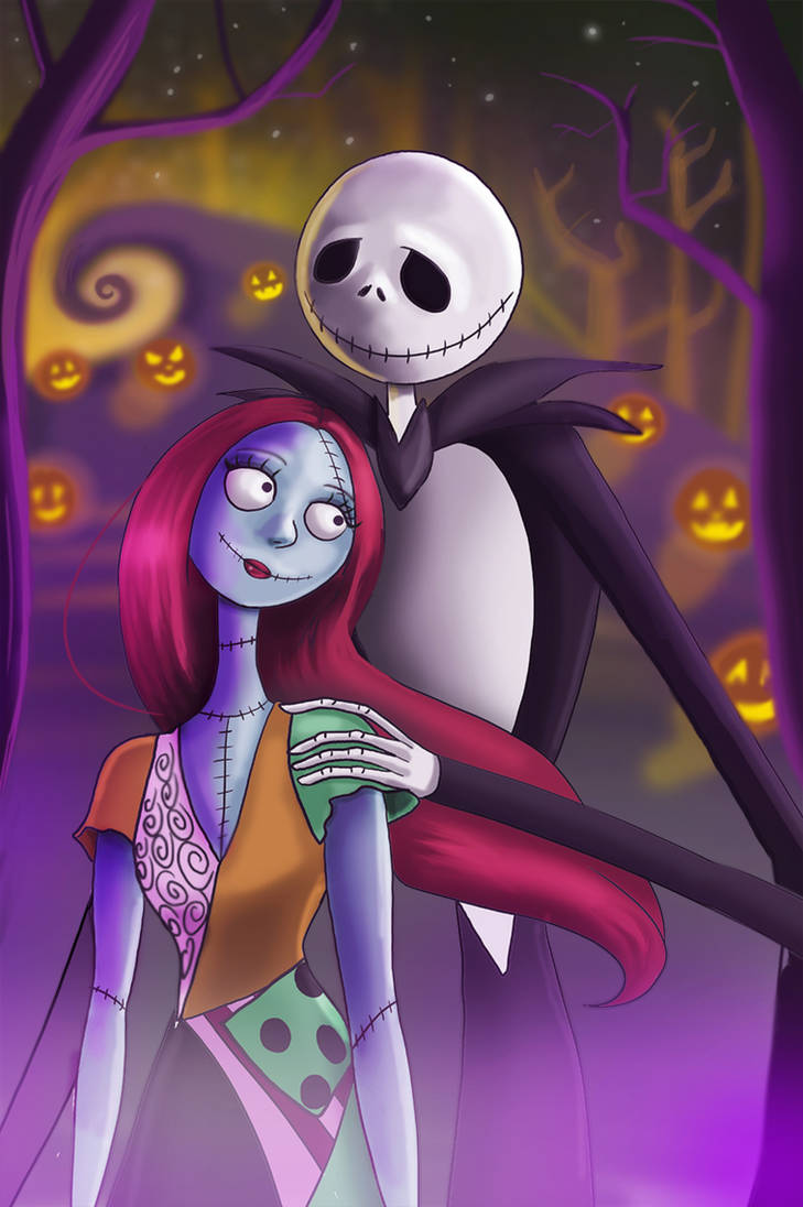 Jack and Sally by WhimsyWulf on DeviantArt