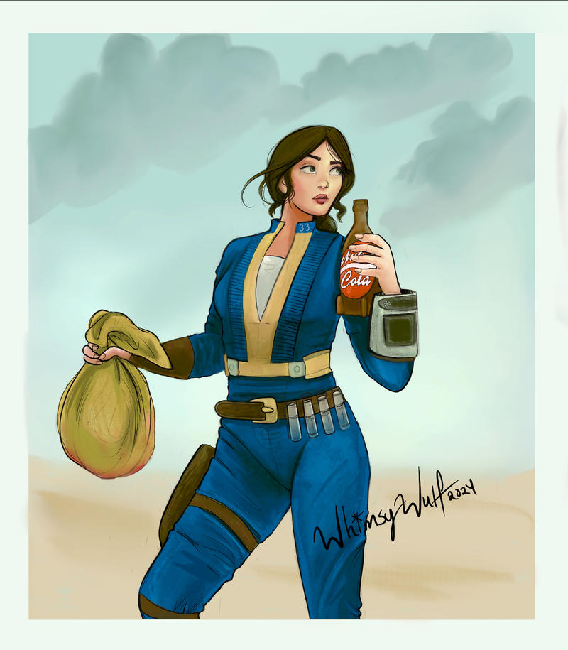 Lucy Fallout Fan Art by WhimsyWulf on DeviantArt