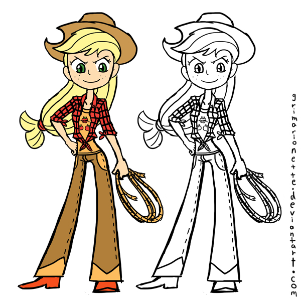 Human Applejack