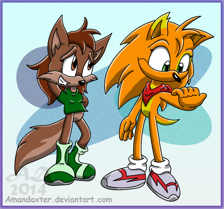 AD and Wolfie sonic style -PC-