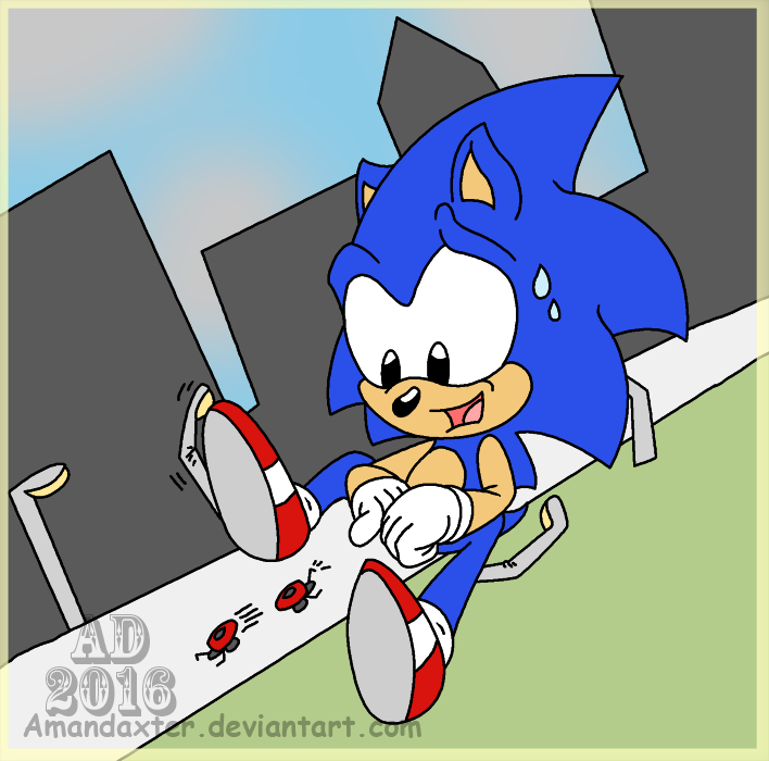 Classic Sonic by MegaMotion on Newgrounds