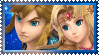 Link X Zelda Stamp by EternityTsubasa