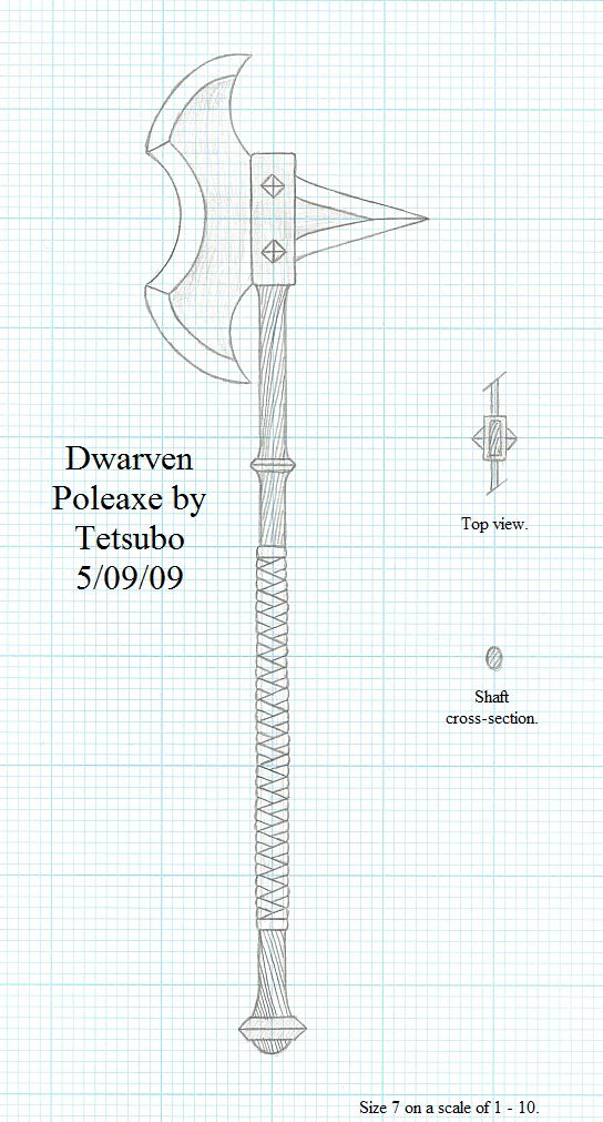 Dwarven Poleaxe