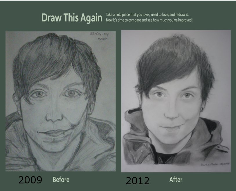 Draw this again challenge - Frank Iero