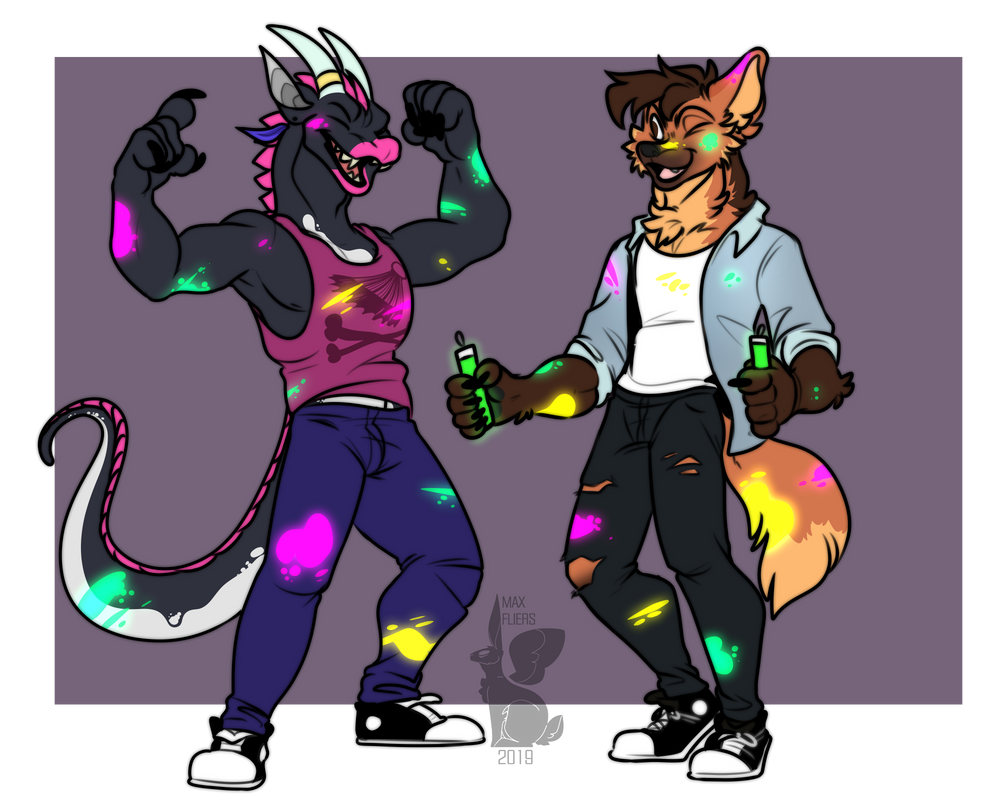 Commission: Rave Dance by BloodHimboCartoons on DeviantArt