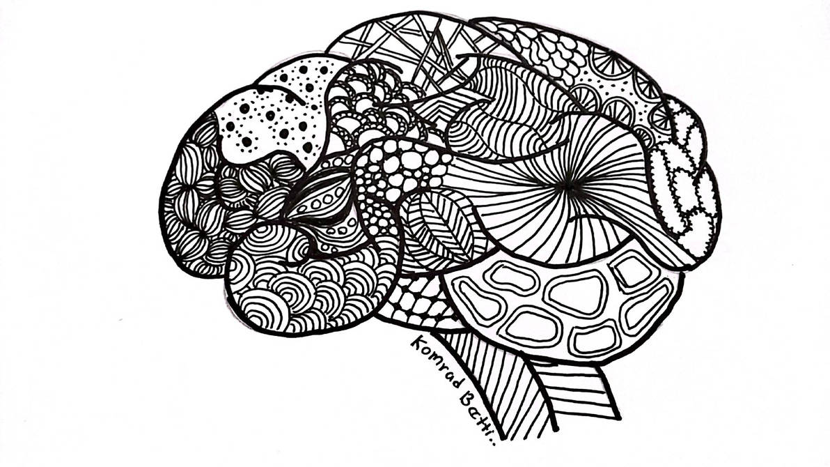 Zentangle Brain By Komradbetti On DeviantArt