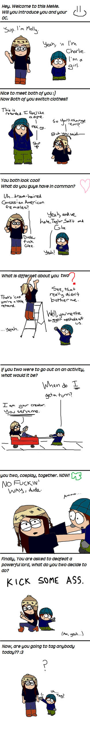 Threadbare Meme Charlie and Me: Meme by ThreadbareSP on DeviantArt