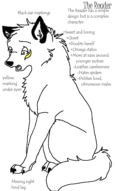 The Reader - Ref Sheet