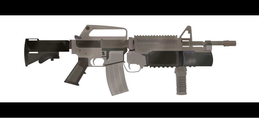 M16 Gl M16 Assault Rifle with GL by Salty-Chee on DeviantArt