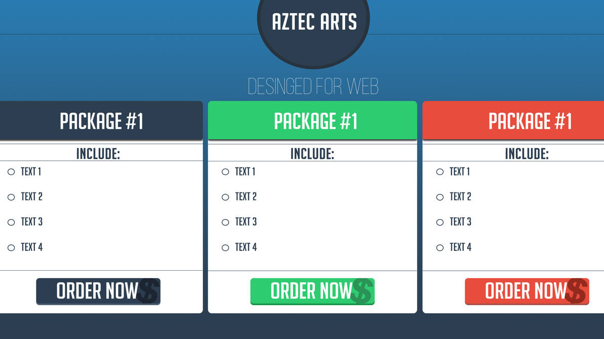 Website widget design idea by AztecArts on DeviantArt