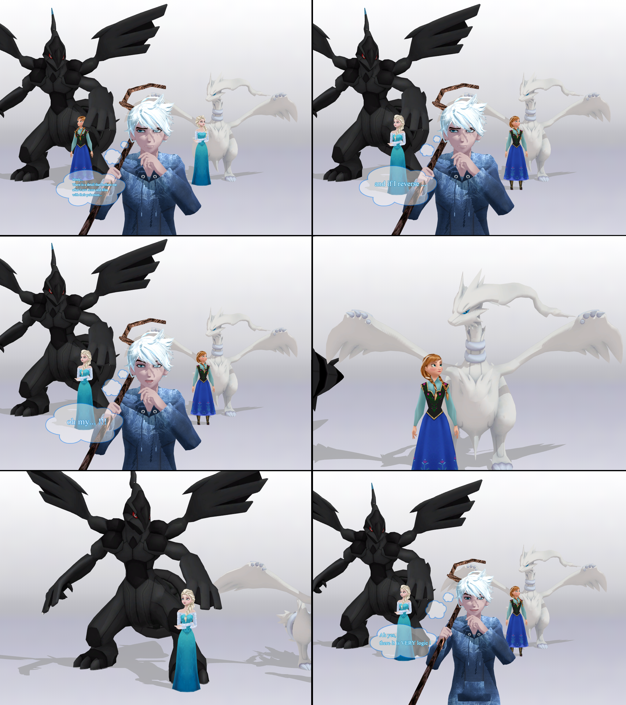 MMD Frozen-PKMN-RotG Comic - Detail And Logic