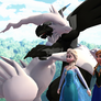 MMD Frozen-PKMN - Hug between brothers