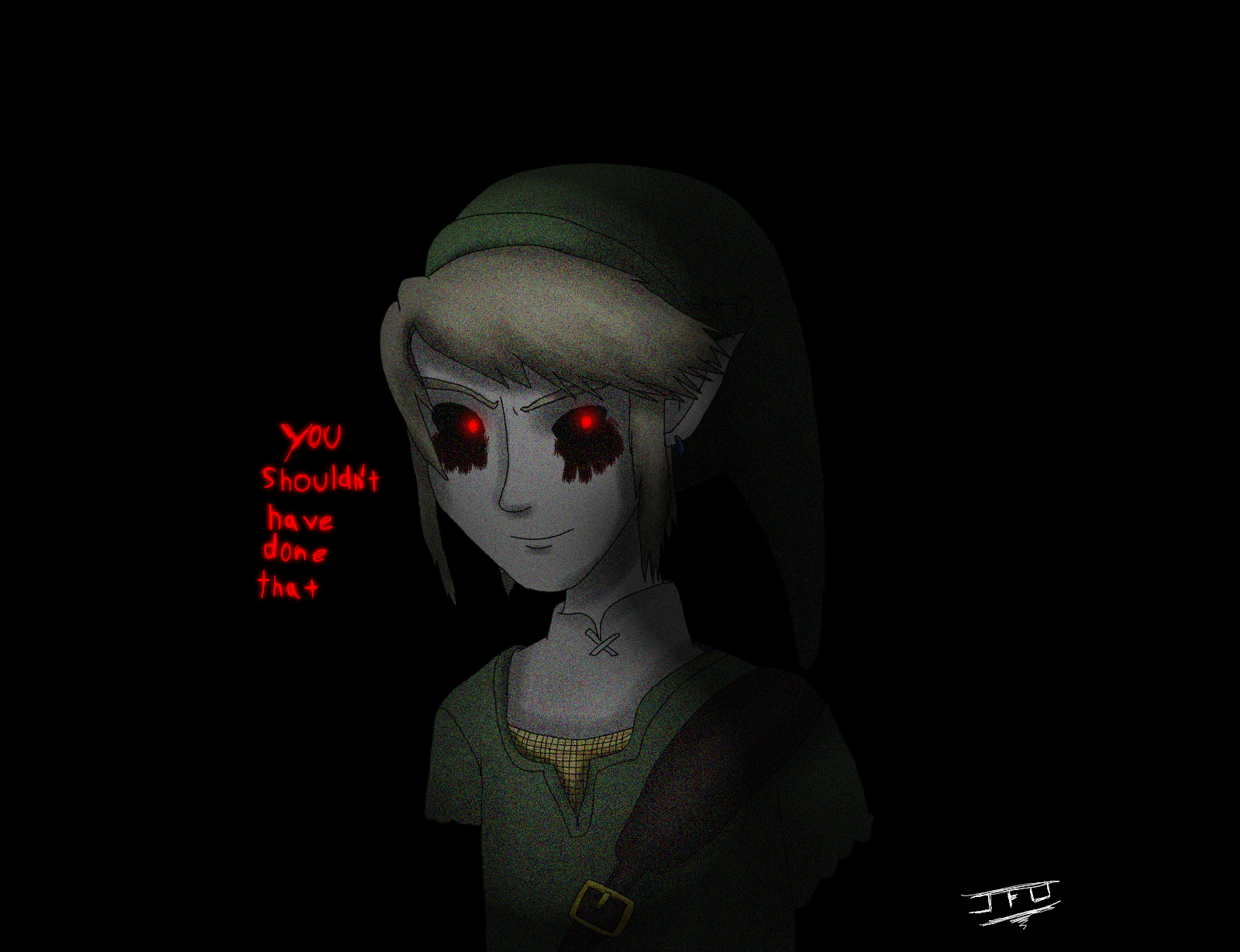 Creepypasta Fan art - Ben Drowned (TP style)