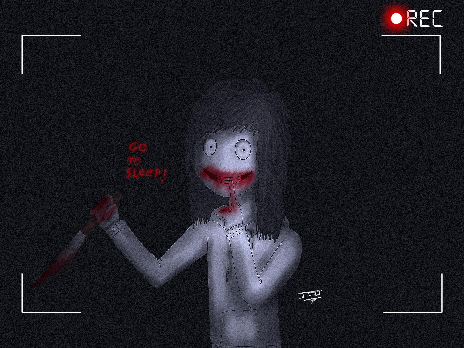 Creepypasta Fan art - Jeff the Killer