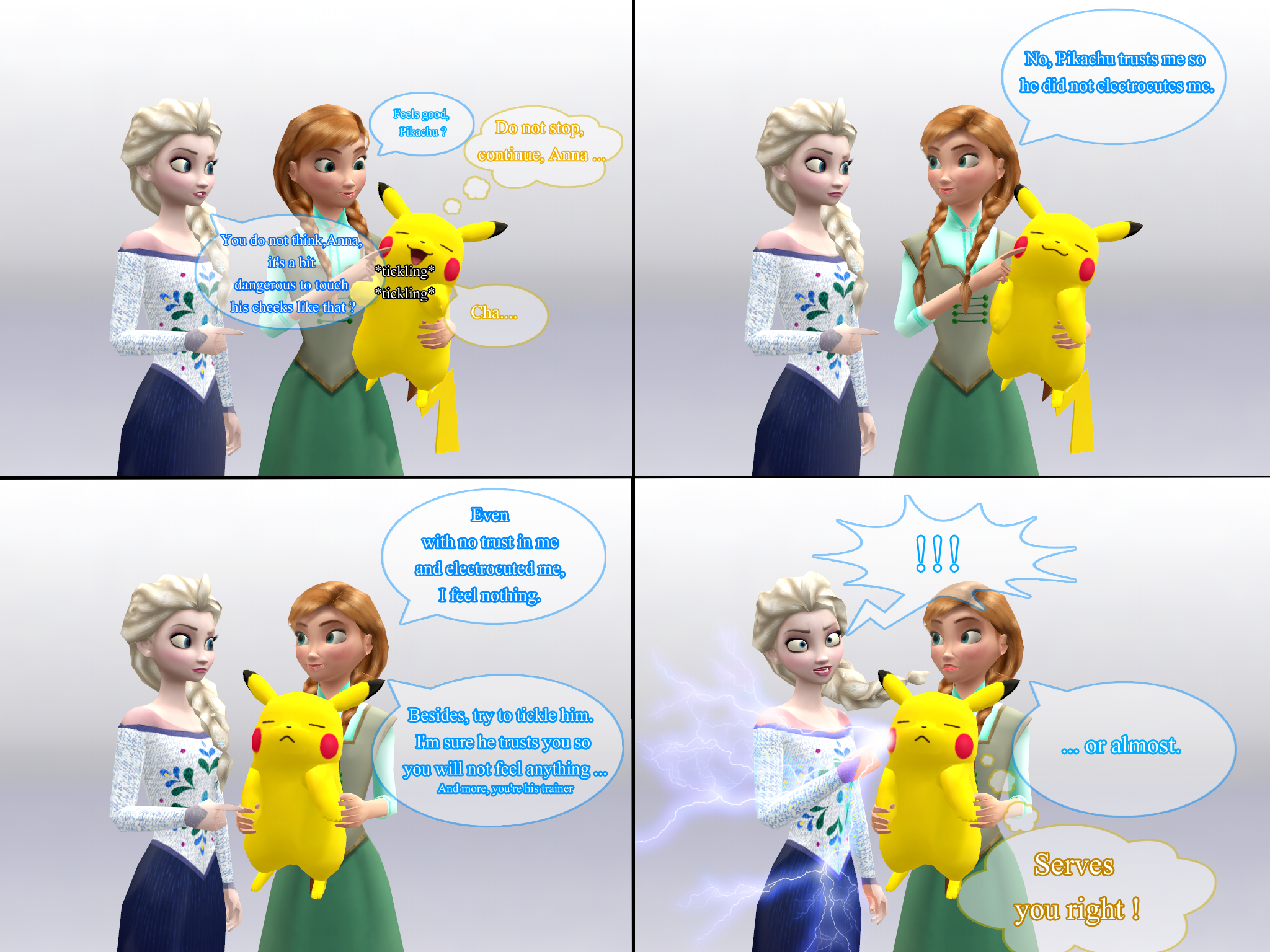 MMD Frozen-PKMN Comic - Did not even hurt...