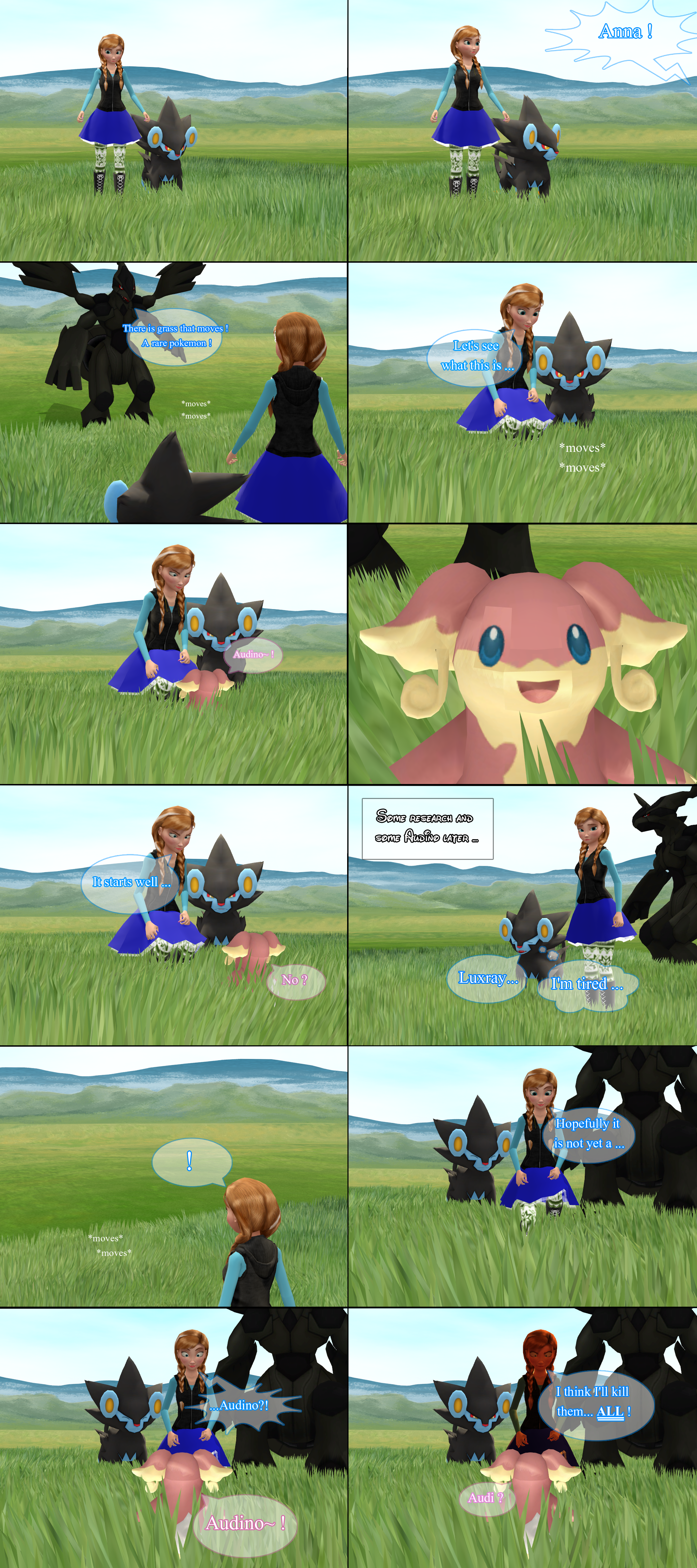 MMD FrozenPKMN Comic -modern- Pokemon annoying No1