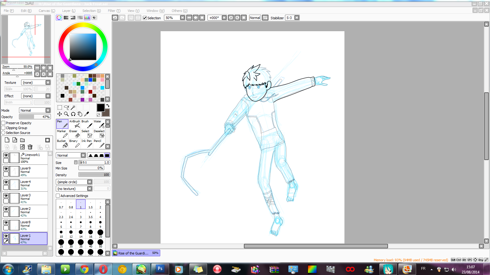 WIP - Rise of the Guardians - Jack Frost