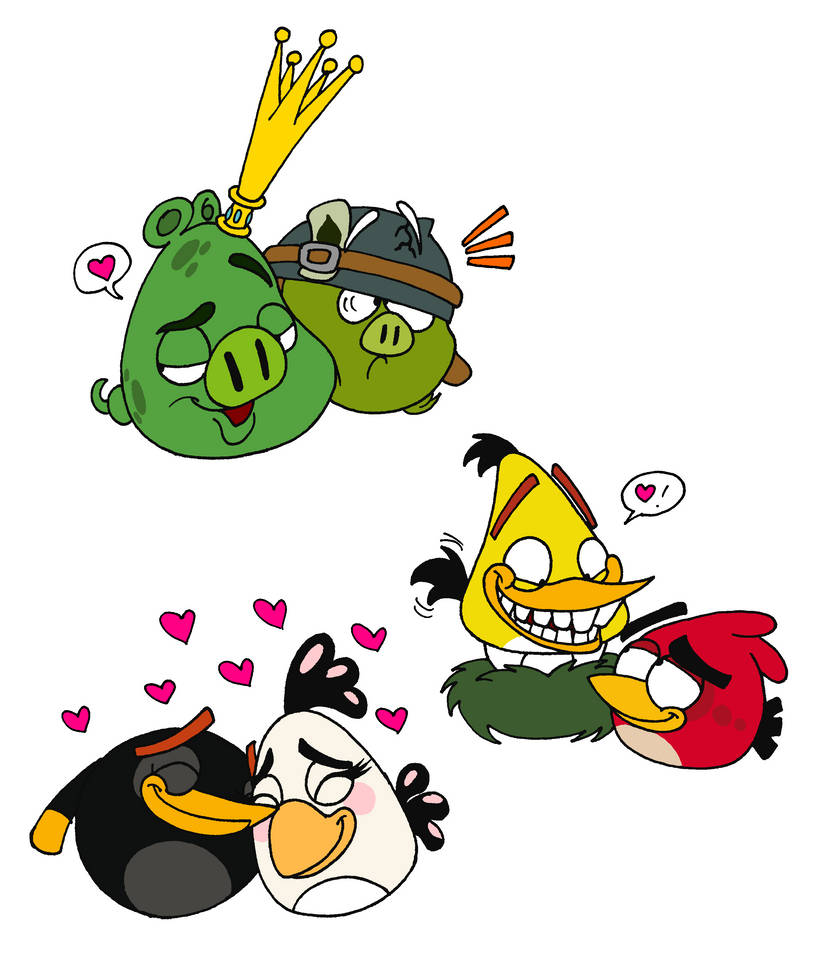 Angry Birds ред и Леонард