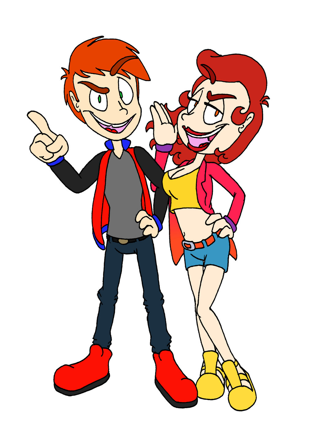 TF Humanized Fusion and Snap by Yo-Snap2 on DeviantArt