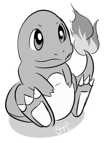 Pokemon - Charmander BW