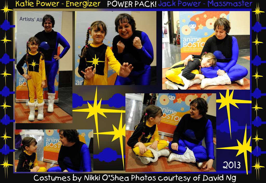 Power Pack Costumes - Energizer and Massmaster