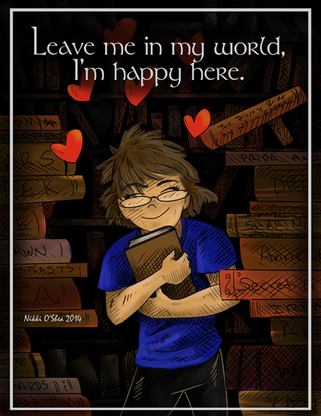 Leave me In my World - I'm Happy Here (NOOKFaces)