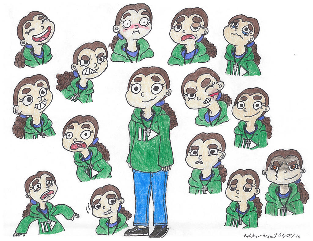 Ash Refrence Undertale: Ash Reference Sheet #1 by Sillick on DeviantArt