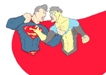 Superman Versus Invicible