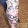 Tattoo I did on my own leg...