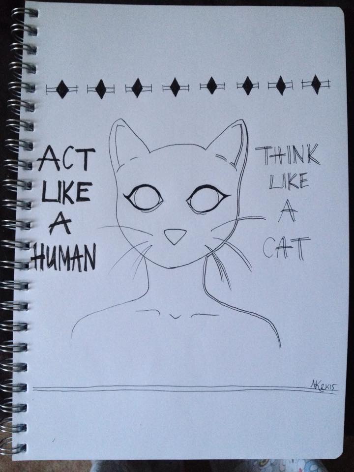 act like a human, think like a cat