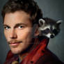 Peter Quill and Raccoon