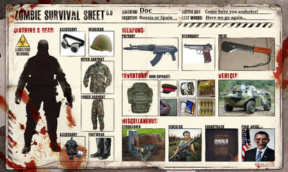 Zombie Survival Sheet 1